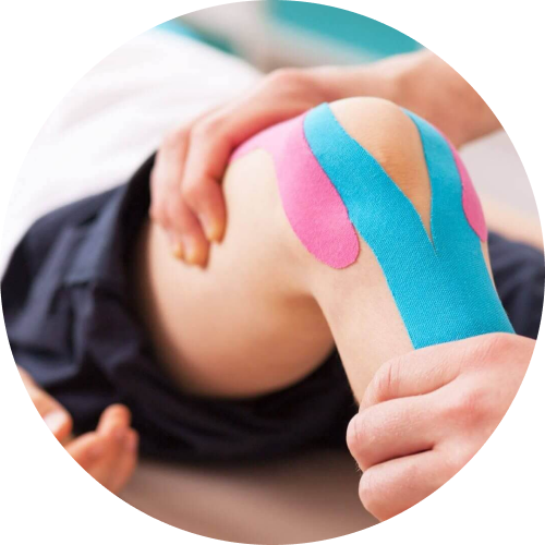 tape knie fysiotherapie